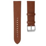 Simpeak Band for Gear S3 Frontier/Gear S3 Classic, Replacement Genuine Leather Band Buckle for Samsung Gear S3 Frontier/S3 Classic, Brown