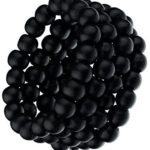 NYFASHION101 Women’s Stackable 4 Piece Wood Bead Fashion Stretch Bracelet