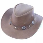 KSUC Supplies Handmade Light Brown Western Cowboy Hat (Large)