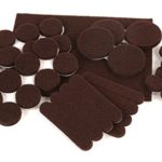 Slipstick CB072 Premium Furniture Protectors for Hardwood Floors and Hard Surfaces (37 Felt Pads with Extra Strength Self Stick Adhesive), Variety, Dark Brown