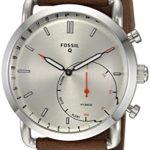 Fossil Hybrid Smartwatch – Q Commuter Dark Brown Leather FTW1150