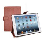 iPad Air Leather Case & Folio, Sleeve & Cover, Quality Bag To Protect Your Tablet In Business or Home, Includes FREE Polishing Cloth, Backed by a 2-Year Warranty – Light Brown