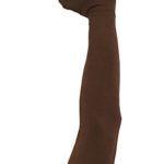 Seeksmile Classic Adult Size 22″ Length Spandex Gloves (Free Size, Coffee)