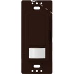 Lutron Maestro Sensor switch, 2A, No Neutral Required, Single-Pole, MS-OPS2-BR, Brown