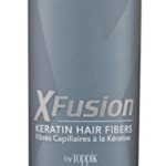X-Fusion Keratin Hair Fibers for Unisex, Light Brown, Net WT .28g/ 0.98 oz