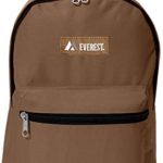 Everest Luggage Basic Backpack, Brown, Medium