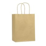 Shopping Bags 8×4.75×10.5 50Pcs BagDream Gift Bags,Cub, Paper Bags, Kraft Bags, Retail Bags, Brown Gift Bags with Handles