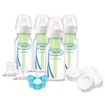 Dr. Brown’s Options Slow Flow Bottle Set for Breastfed Baby, 4 Ounce