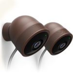 elago Nest Cam OUTDOOR COVER [ALL WEATHER PROTECTIVE COVER][Dark Brown][Lite Package-2Pcs X 2Set] – [Protection][Blending In][Easy Installation]