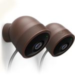 elago Nest Cam OUTDOOR COVER [ALL WEATHER PROTECTIVE COVER][Dark Brown][Lite Package-2Pcs X 2Set] – [Protection][Blending In][Easy Installation]