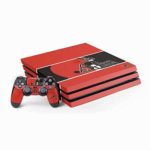 Skinit NFL Cleveland Browns PS4 Pro Bundle Skin – Cleveland Browns Zone Block Design – Ultra Thin, Lightweight Vinyl Decal Protection