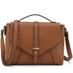 Ladies Designer Purses Cross Body Handbags Trendy Bags for Women Shoulder Bags (Brown)