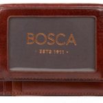 Bosca Dark Brown Old Leather Front Pocket ID Wallet