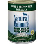 Natural Balance Limited Ingredient Diets, Lamb and Brown Rice Formula, Canned Dog Food, 13-Ounce, Pack of 12