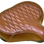 Fito Made in Taiwan GS Beach Cruiser Bike Bicycle Saddle Seat with Spring Suspension (BROWN)