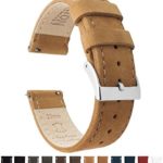 Barton Quick Release – Top Grain Leather Watch Band Strap – Choice of Width – 16mm, 18mm, 20mm, 22mm Or 24mm