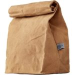 COLONY CO Lunch Bag | Waxed Canvas | Durable | Biodegradable | Brown | For Men, Women & Kids
