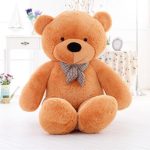 MorisMos Giant Cute Soft Toys Teddy Bear for Girlfriend Kids Teddy Bear (Light Brown, 55 Inch)