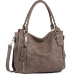 Handbags for Women Shoulder Tote Zipper Purse PU Leather Top-handle Satchel Bags Ladies Medium Size Uncle.Y Sepia Brown