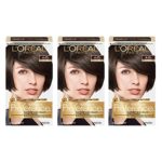 L’Oréal Paris Superior Preference Permanent Hair Color, 4 Dark Brown, 3 Count