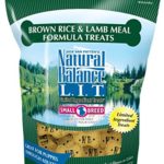 Natural Balance L.I.T. Limited Ingredient Dog Treats, Small Breed, Brown Rice & Lamb Meal Formula, 8-Ounce
