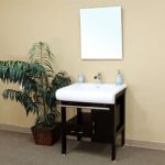 Bellaterra Home 202117B 28-Inch Single Sink Vanity, Wood, Dark Espresso