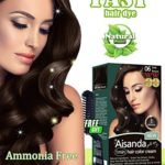 Dark Brown Hair Color Natural Hair Dye for Women & Men,Semi-Permanent, Full Gray Coverage,Ammonia Free,Long Lasting 4.8OZ,Aisanda Gold Spa 1min Hair Color Cream
