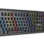 G. Skill RIPJAWS KM570 RGB Minimalistic Fully Utilized Mechanical Gaming Keyboard, Cherry MX Red
