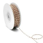 CT Craft Bakers Twine 1mm x 100 Yard.Decorative Bakers Twine for DIY Crafts and Gift Wrapping -Brown