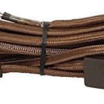 iLightingSupply 56-8830-45 Rayon Covered Lamp Cord Set with Switch Installed, Brown Rayon