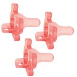 Dr. Brown’s HappyPaci 100% Silicone Pacifier, 0m+, Pink, 3 Count