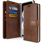 Galaxy Note8 Case, [Extra Card & Cash Slots] GOOSPERY Mansoor Diary [Double Sided Wallet Case] Soft PU Leather Texture w/TPU Casing [Drop Protection] Cover for Samsung Galaxy Note 8, Dark Brown