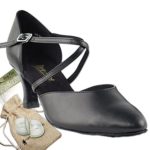 Women’s Ballroom Dance Shoes Tango Wedding Salsa Shoes 9691EB Comfortable-Very Fine 2.5″[Bundle of 5]