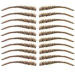 Temporary Eyebrow Tattoos #19 for Cancer, Alopecia and Hair Loss #19 Light Brown