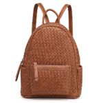 Small Women Backpack Purse for Women ladies Fashion Stylish Casual Shoulder Bags … (Tan)