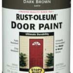 Rust-Oleum 238313 Door Paint, Dark Brown, 1-Quart