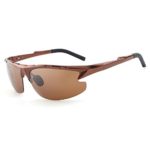 MY Mens Polarized Sunglasses UV Protection Driving Glasses Fashionable Sunglasse (Color : Brown)