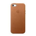 Apple Leather Case for iPhone SE – Saddle Brown