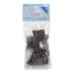 Darice DecoLights Light Set – 20 Clear Bulbs – Brown Cord
