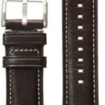 Fossil S221245 22mm Leather Calfskin Dark Brown Watch Strap