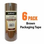 Packing Tape, Shipping, Moving Supplies, Packing Supplies, Packaging Tape, Brown Packing Tape , Heavy Duty Packing Tape , Box Tap – 6 Roll Pack (48mm x 66 Meter)