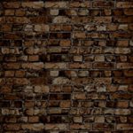 Ella Bella Photography Backdrop Paper, Aged Brown Brick, 48″ x 12′, 1 Roll