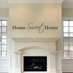 MairGwall Family Home Removable Wall Sticker Decal Home&Living Decoration Art Vinyl Home Wall Quote Words Home Sweet Home£¨Large,Dark Brown£