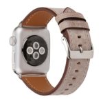 Watch-Wrist for Apple Watch-Band, Fresh Style Replacement Wrist Strap for Apple iWatch Series 3 2 1 Designer Leather Bracelet with Connector fits 38/42mm (Light Brown, 38)