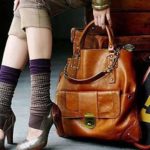 BST Trendy Woman’s High Quality Brown Handbag With Brass Button by Evalent