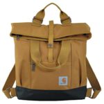 Carhartt Legacy Women’s Hybrid Convertible Backpack Tote Bag, Carhartt Brown