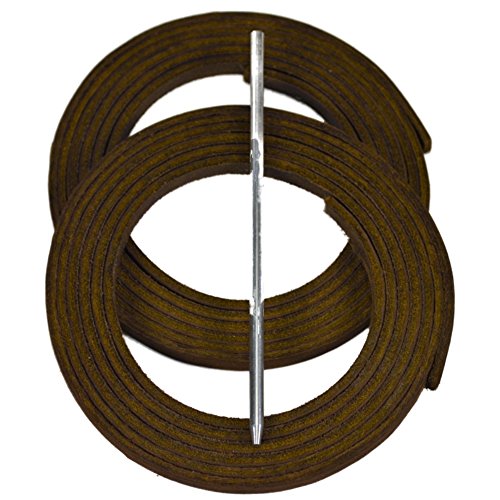 Highland Group Baseball and Softball Mitt Lace Kit, 2 Leather Laces, 1