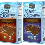 Lundberg Organic Gluten-Free Sweet Dreams Chocolate Rice Cakes 2 Flavor Variety Bundle: (1) Sweet Dreams Milk Chocolate Rice Cakes, & (1) Sweet Dreams Dark Chocolate Rice Cakes, 3.17 Oz Ea (2 Boxes)