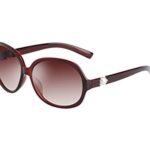 Bertha Fashion Oversized Vintage Pearl Women Sunglasses Uv400 Protection Polarized Ladies Full Frame Sunglasse 5141 Brown