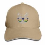 Baseball Caps Music Cat with Glasse Cool Sandwich Cap Trucker Hats